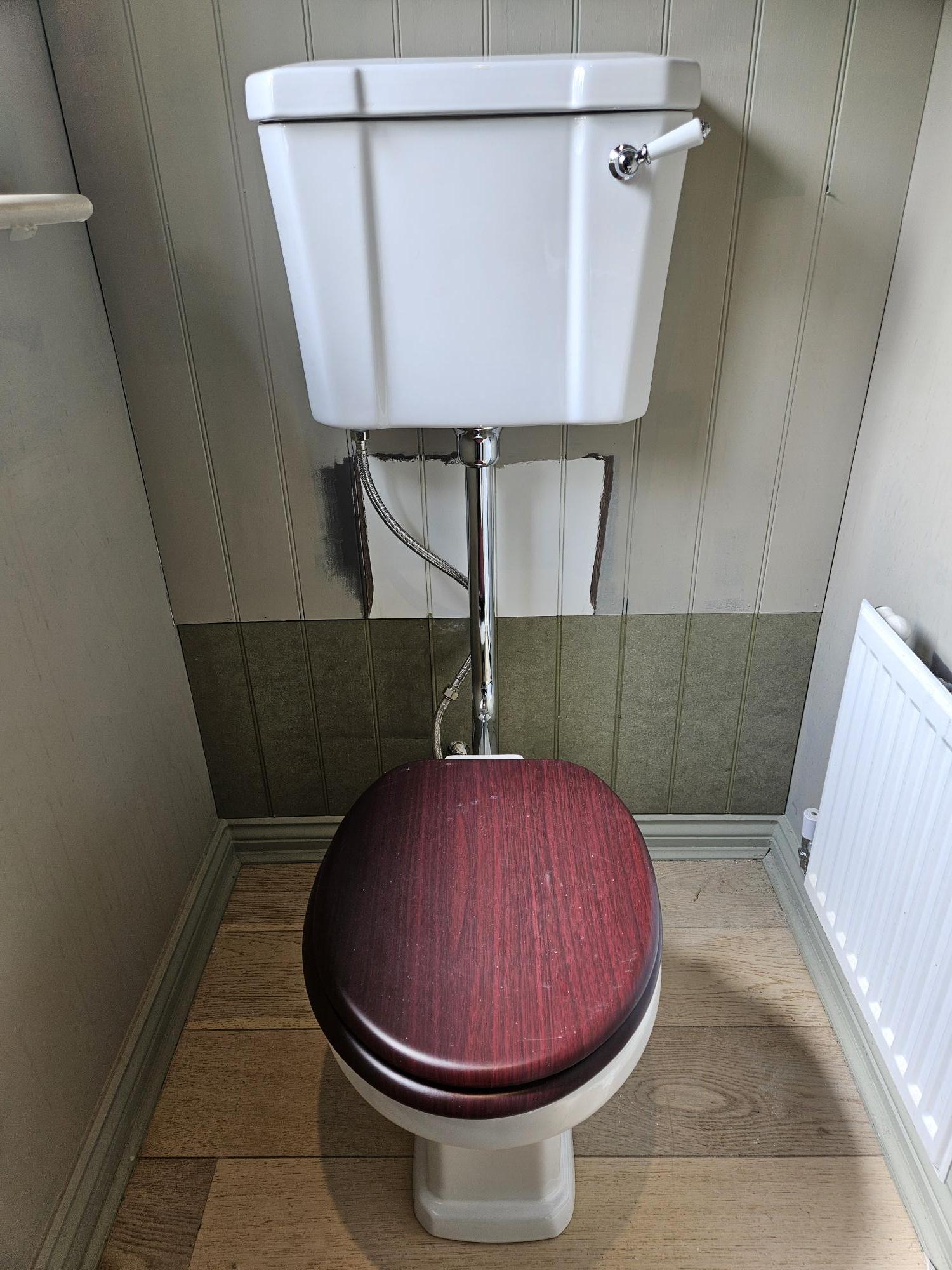 Traditional low level toilet